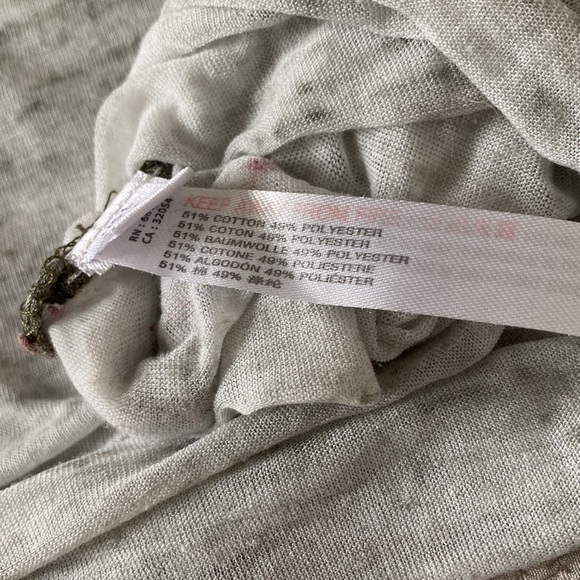 Women’s Urban Outfitters Out From Under Green Tuti Burnout Cropped Tee Size L - Picture 5 of 5